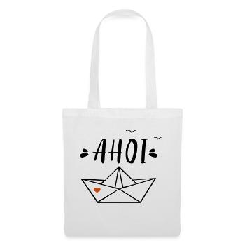 Ahoi - Stoffbeutel - Weiß - Vorne