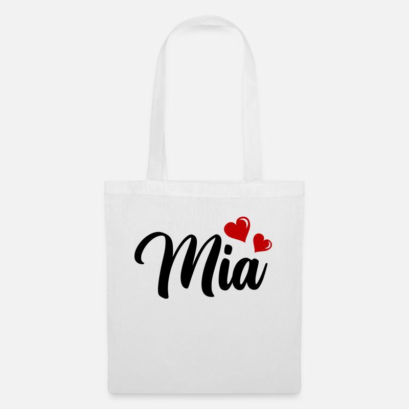 Mia - Stoffbeutel - Weiß