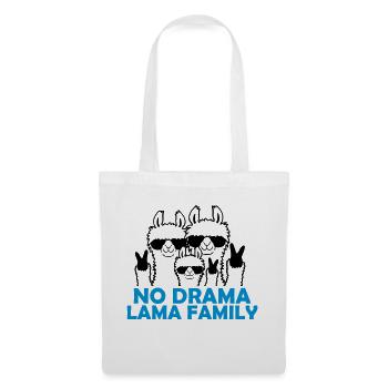 Parents No Drama Llama - Tote Bag - white - Front