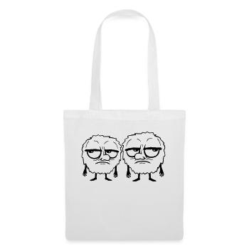 L’équipe 2 Monsters agacé - Sac en tissu - blanc - Devant