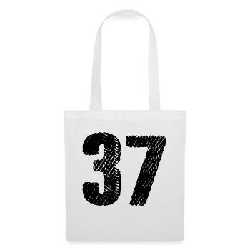 Maillot numéro 37 - Sac en tissu - blanc - Devant