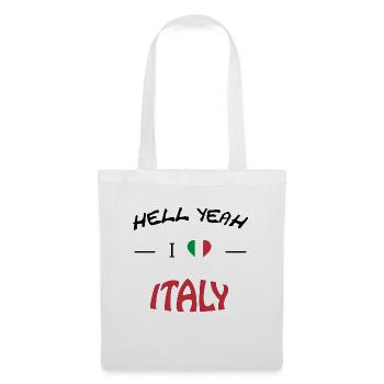 I love Italy - Stoffbeutel - Weiß - Vorne