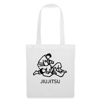 jiu-jitsu brésilien - Sac en tissu - blanc - Devant