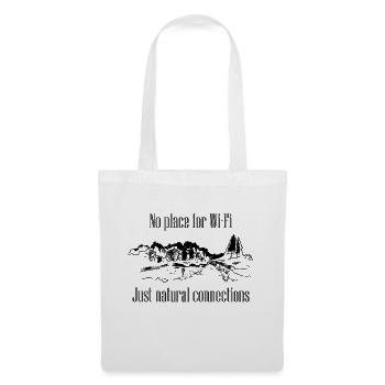 Pas de Wifi - Sac en tissu - blanc - Devant