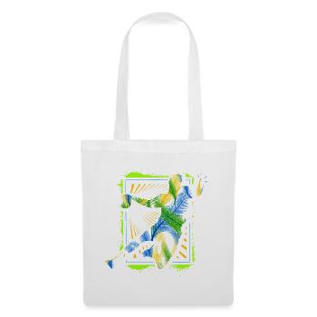 Joueur de handball rétro - Joueur de handball - Sports de balle - Sac en tissu - blanc - Devant