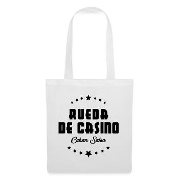Rueda de Casino - Cuban Salsa - Stoffbeutel - Weiß - Vorne