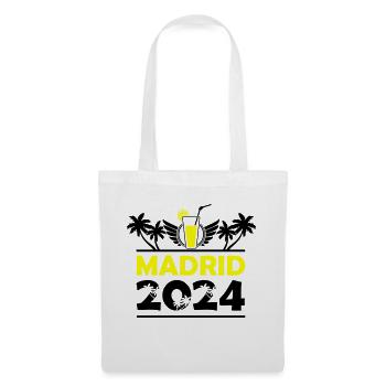 Madrid 2024 - Stoffbeutel - Weiß - Vorne