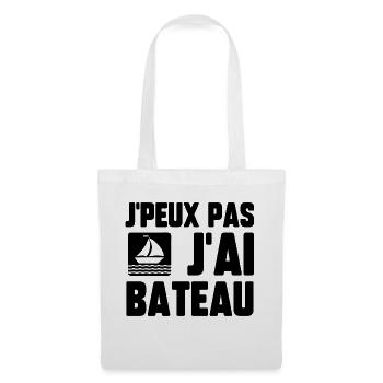 J’peux pas j’aibateau - Sac en tissu - blanc - Devant