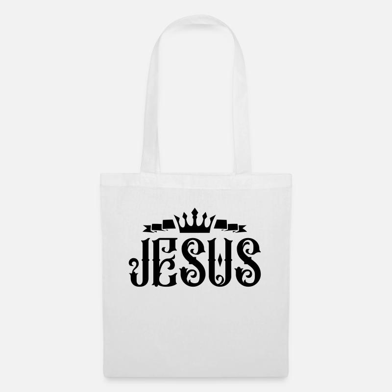jesus - Stoffbeutel - Weiß