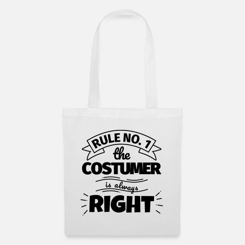 COSTUMER funny gift - Tote Bag - white