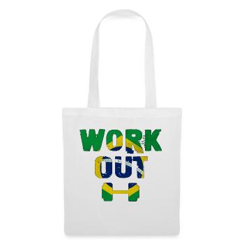 Workout brazil - Sac en tissu - blanc - Devant