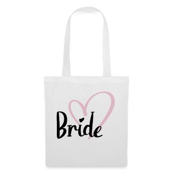 Mariée - Sac en tissu - blanc - Devant