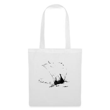Voile Viking - Sac en tissu - blanc - Devant