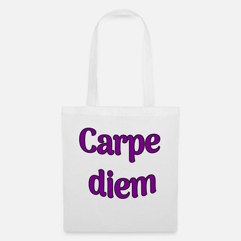 Carpe diem - Stoffbeutel - Weiß