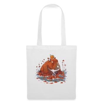 Orange capybara - Tote Bag - white - Front