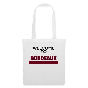 bienvenue a bordeaux - Sac en tissu - blanc - Devant