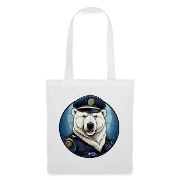 Polar Bear Police - Tote Bag - white - Front