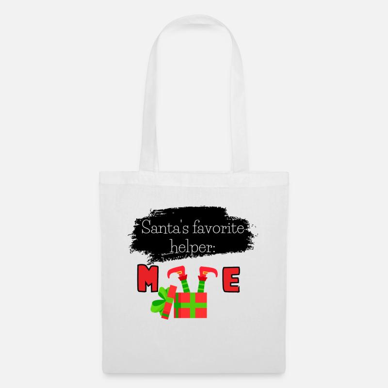 Santa's favorite helper: me - Tote Bag - white