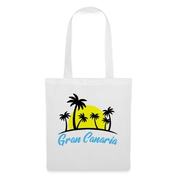 Gran Canaria - Sac en tissu - blanc - Devant