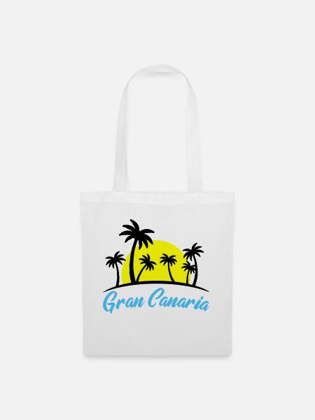gran canaria - Stoffbeutel - Weiß