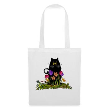 Cat - Tote Bag - white - Front