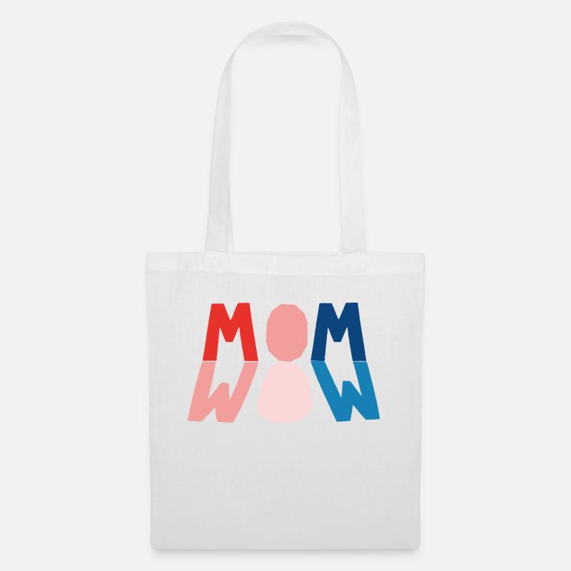 MOM=WOW - Stoffbeutel - Weiß