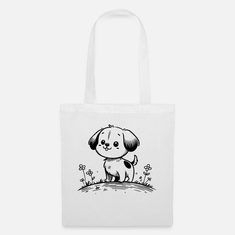 Dog - Tote Bag - white