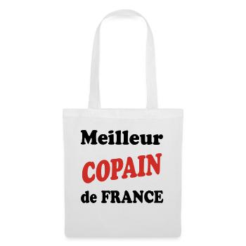 Meilleur COPAIN de france - Sac en tissu - blanc - Devant