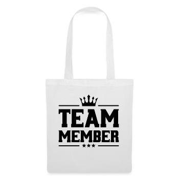 Team Member Krone - Tote Bag - white - Front