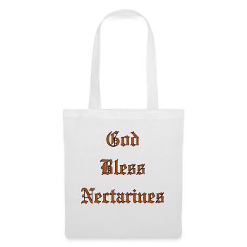 GodBlessNectarines - Stoffbeutel - Weiß - Vorne