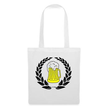 bier wappen 02 - Stoffbeutel - Weiß - Vorne