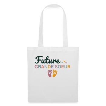 Child Child Future Big Sister - Tote Bag - white - Front