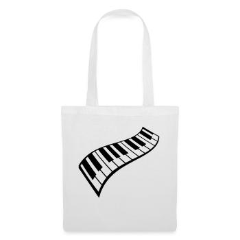 Piano Keys Instrument Playing Classical Music - Tote Bag - white - Front