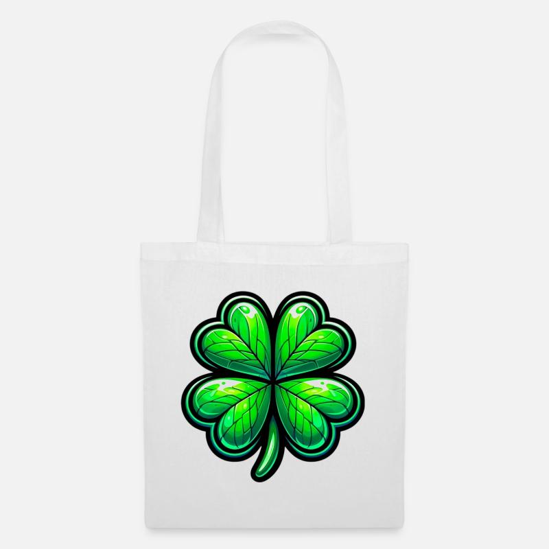 Four-leaf clover - Tote Bag - white
