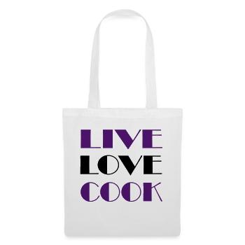 Passion for cooking - Tote Bag - white - Front