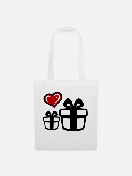 Geschenke - Stoffbeutel - Weiß