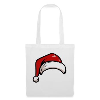 weihnachten nikolaus mütze - Stoffbeutel - Weiß - Vorne