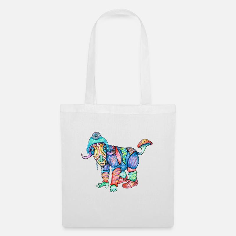 silverbackmuskmushOx - Tote Bag - white