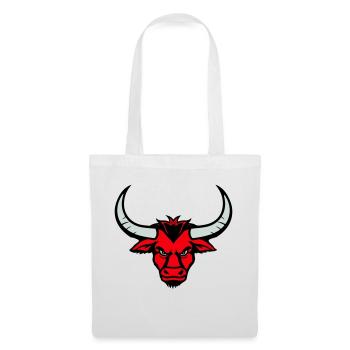 Bull Animal Head - Tote Bag - white - Front