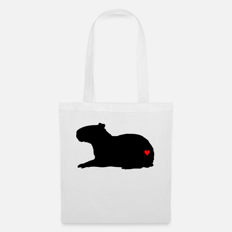 Love Capybara - Tote Bag - white