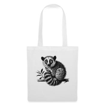 Lémuriens - Sac en tissu - blanc - Devant