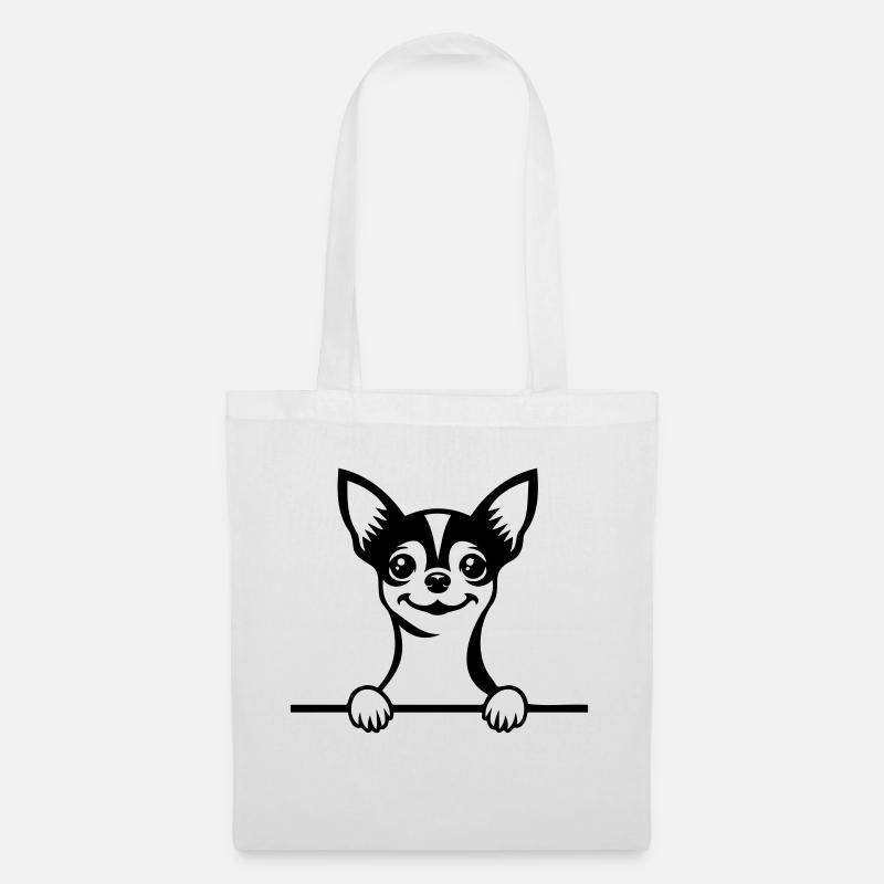 Chihuahua - Stoffbeutel - Weiß