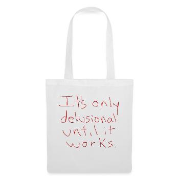 Byellas Imprimé délirant - Sac en tissu - blanc - Devant