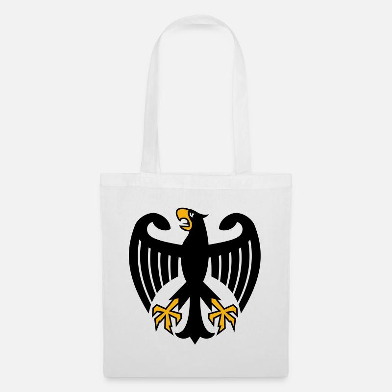 Bundesadler Deutschland Adler Wappen - Stoffbeutel - Weiß