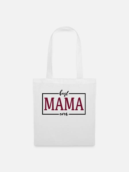 Die beste Mama - Stoffbeutel - Weiß