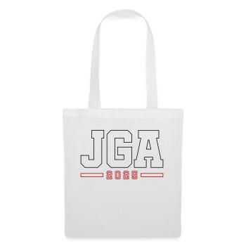 JGA 2025 Kontur Junggesellenabschied - Stoffbeutel - Weiß - Vorne