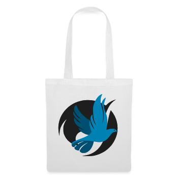 Logo colombe original - Sac en tissu - blanc - Devant