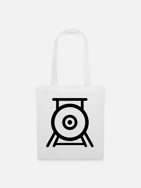 gong - Stoffbeutel - Weiß