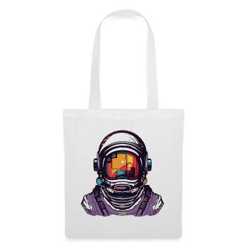 Astronaut Comic Helmet - Tote Bag - white - Front