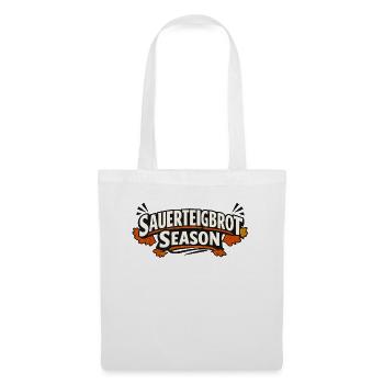Sauerteigbrot Saison Design - Stoffbeutel - Weiß - Vorne